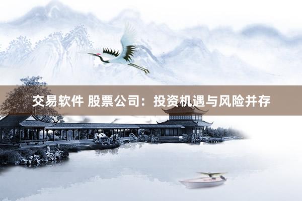 交易软件 股票公司：投资机遇与风险并存
