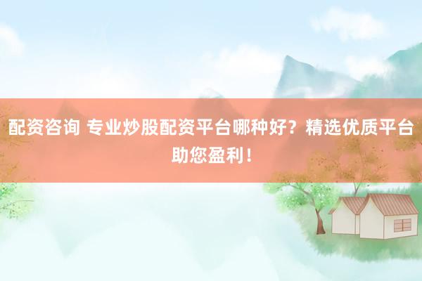 配资咨询 专业炒股配资平台哪种好？精选优质平台助您盈利！
