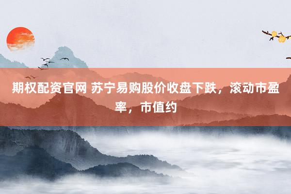 期权配资官网 苏宁易购股价收盘下跌，滚动市盈率，市值约