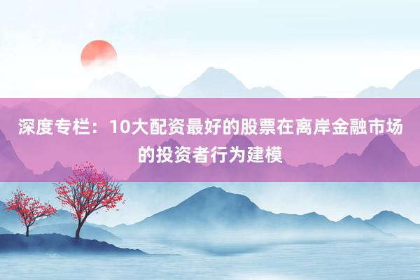 深度专栏:10大配资最好的股票在离岸金融市场的投资者行为建模
