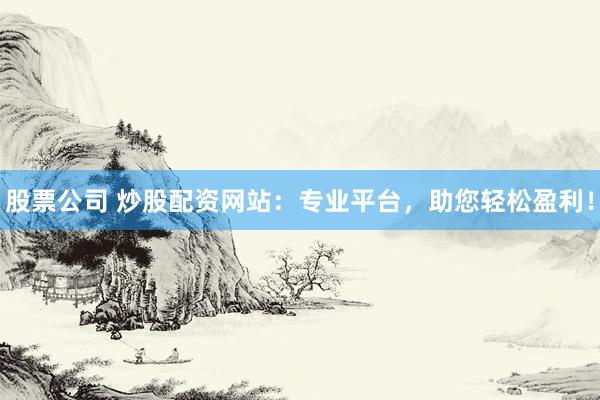 股票公司 炒股配资网站：专业平台，助您轻松盈利！